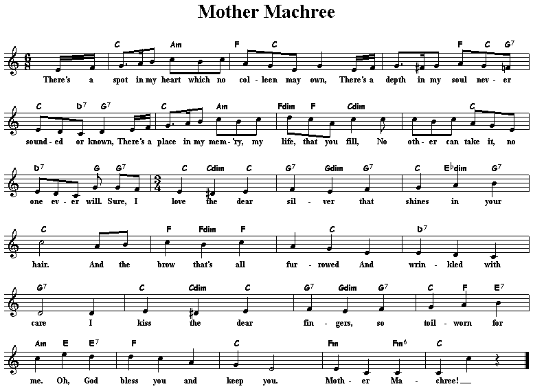 Mother Machree